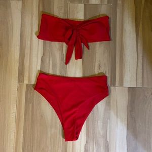 Red bikini